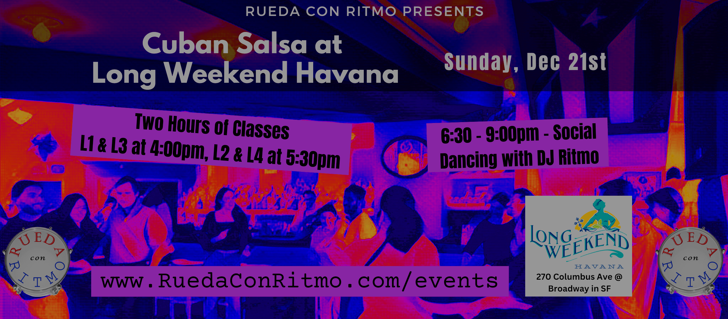 Sunday Salsa at The Long Weekend Havana