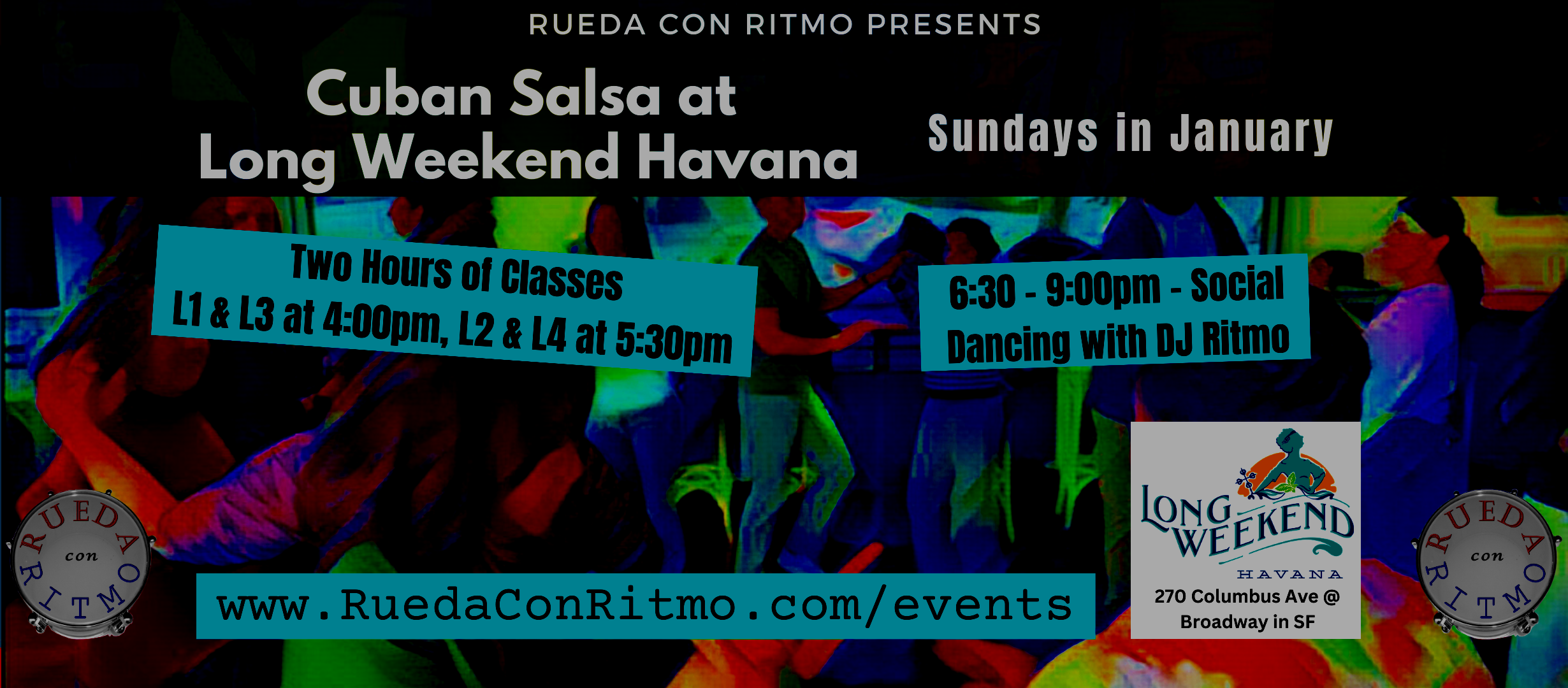 Sunday Salsa at The Long Weekend Havana