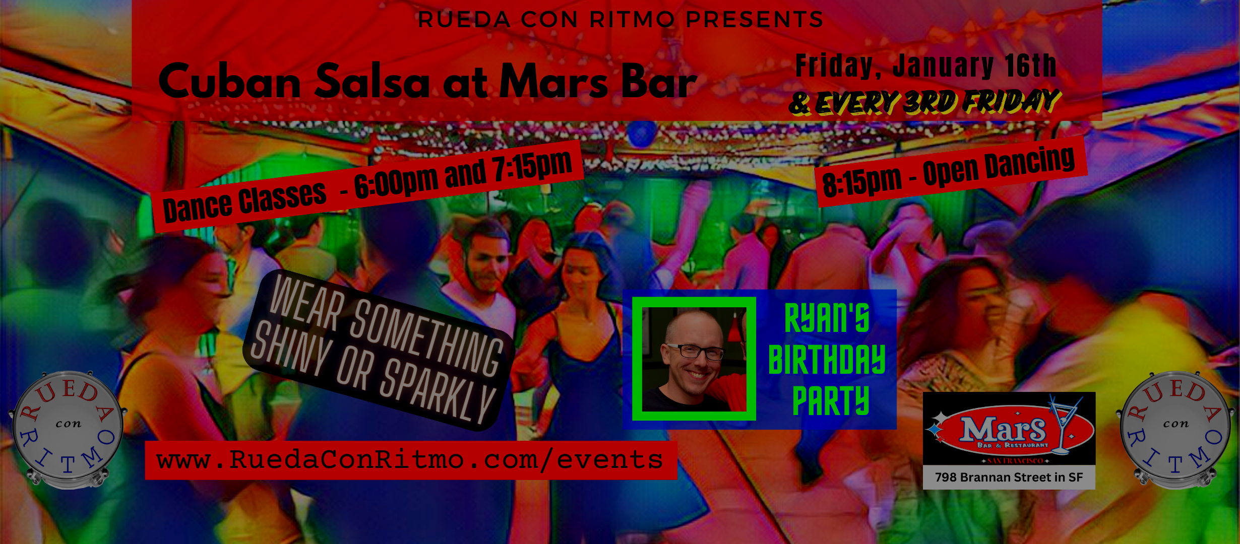3rd Friday Salsa Party at Mars Bar