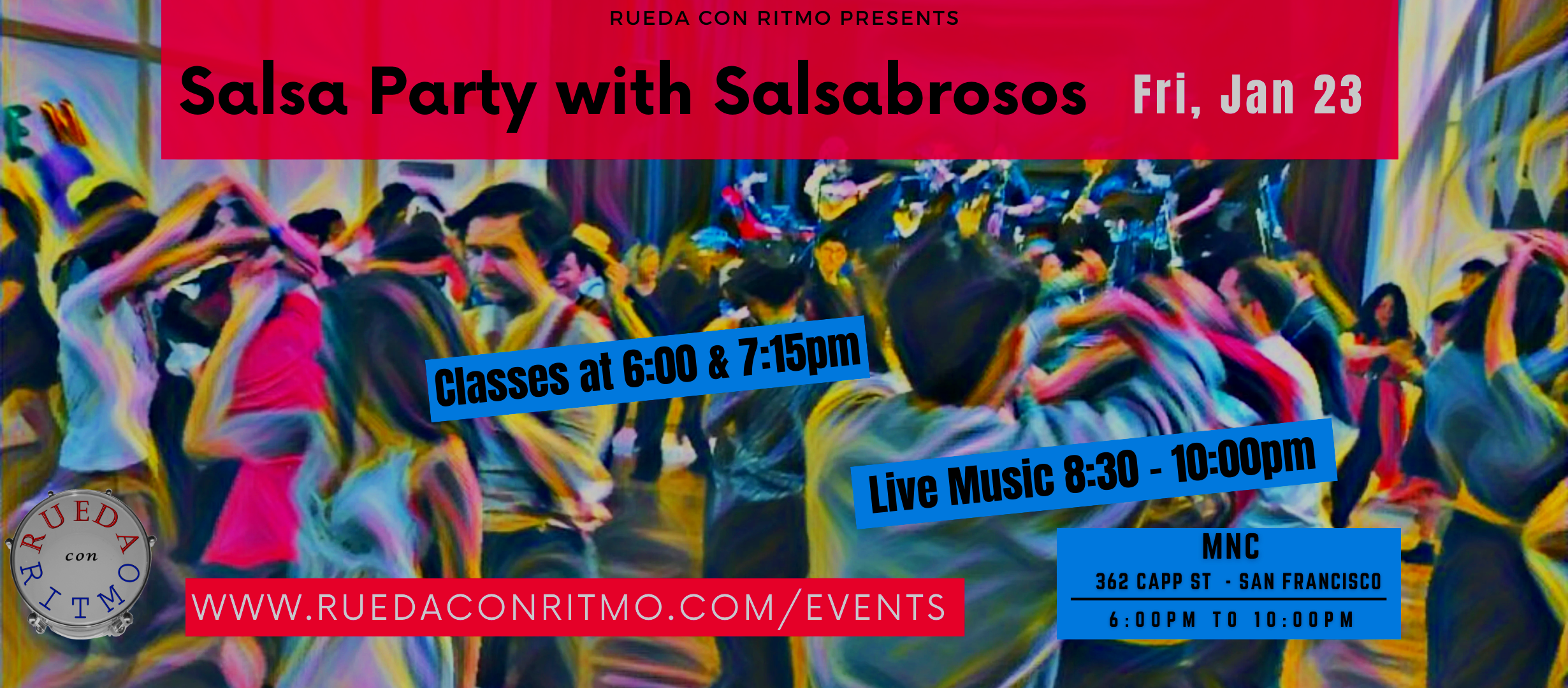 Live Music with Salsabrosos after Classes