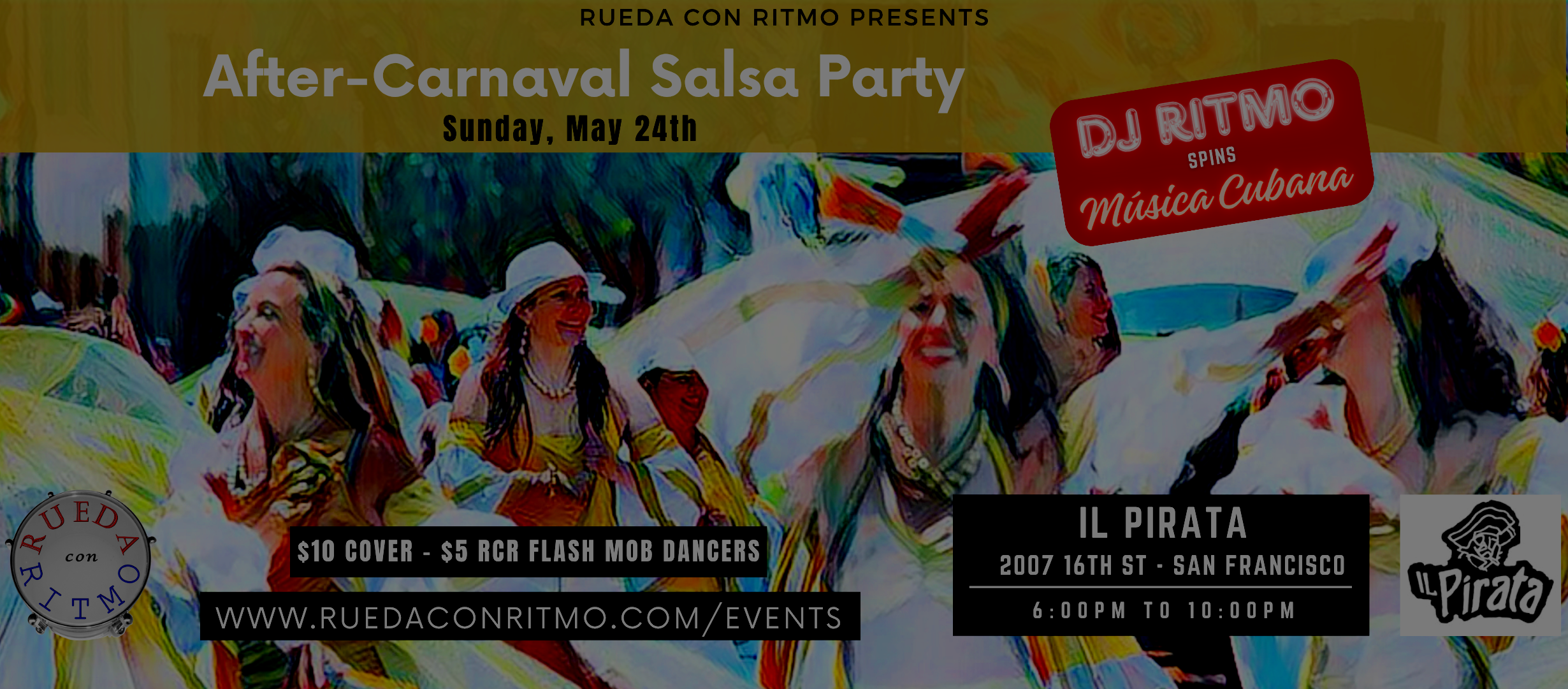Carnaval SF: Rueda Flash Mob &amp; After Party