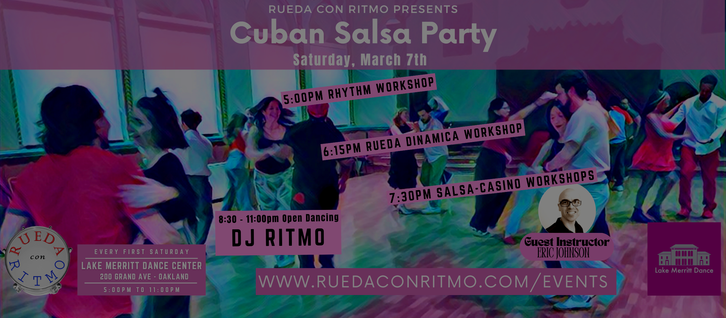 Saturday 3/7, 7:30pm Salsa Dance Class
