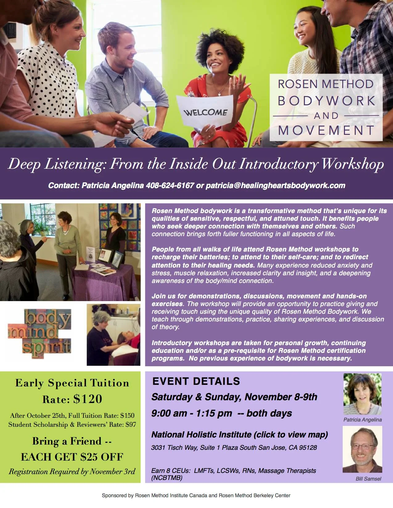 Flyer - Healing Hearts Bodywork