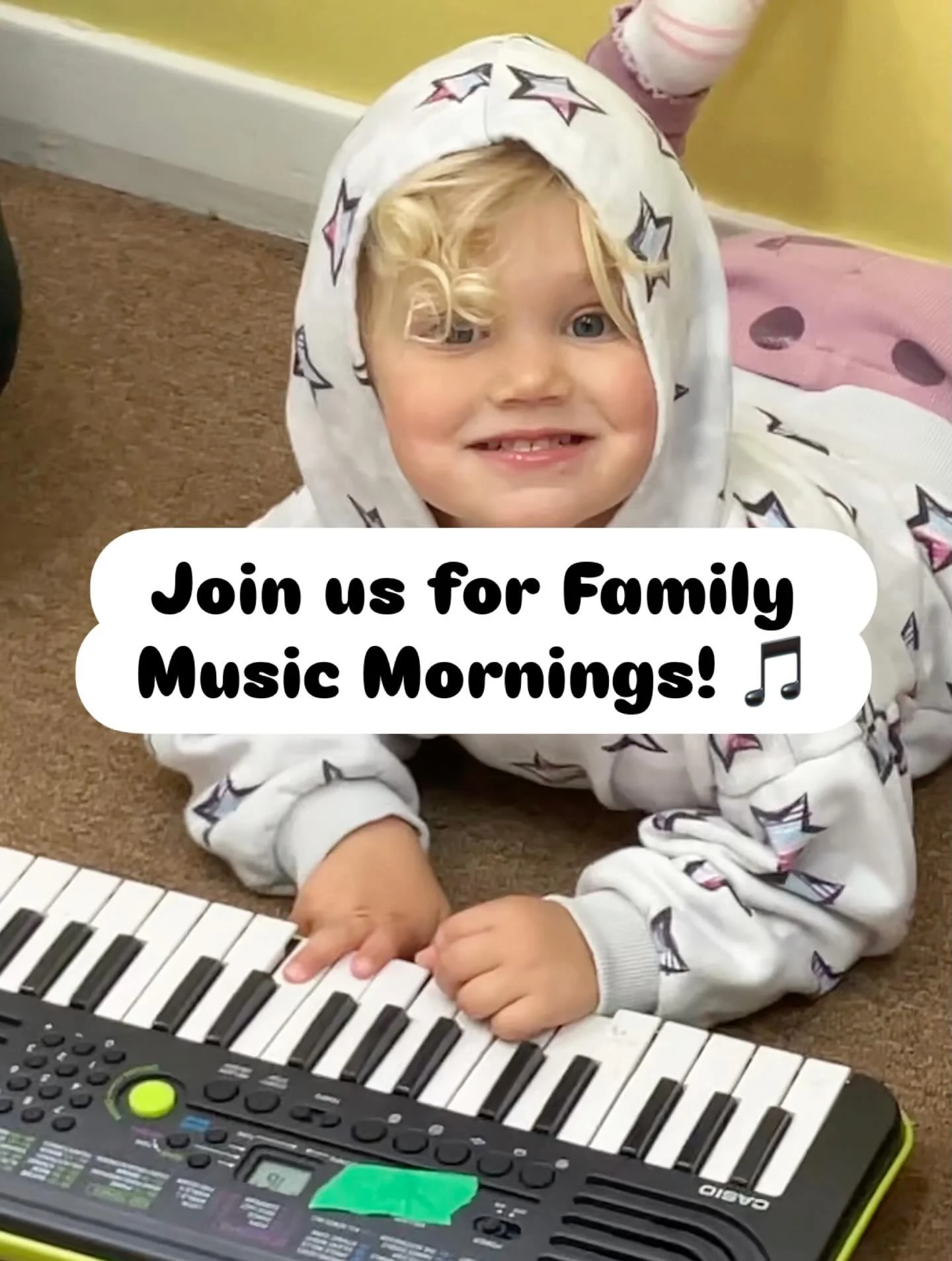 Mini musicians, BIG smiles! 👶🎶

Come bond, play, and sing at Family Mornings &mdash; every Wednesday, Thursday, and Friday!

Our baby &amp; me classes are the perfect way to introduce music and make memories! We can&rsquo;t wait to see you there! ?