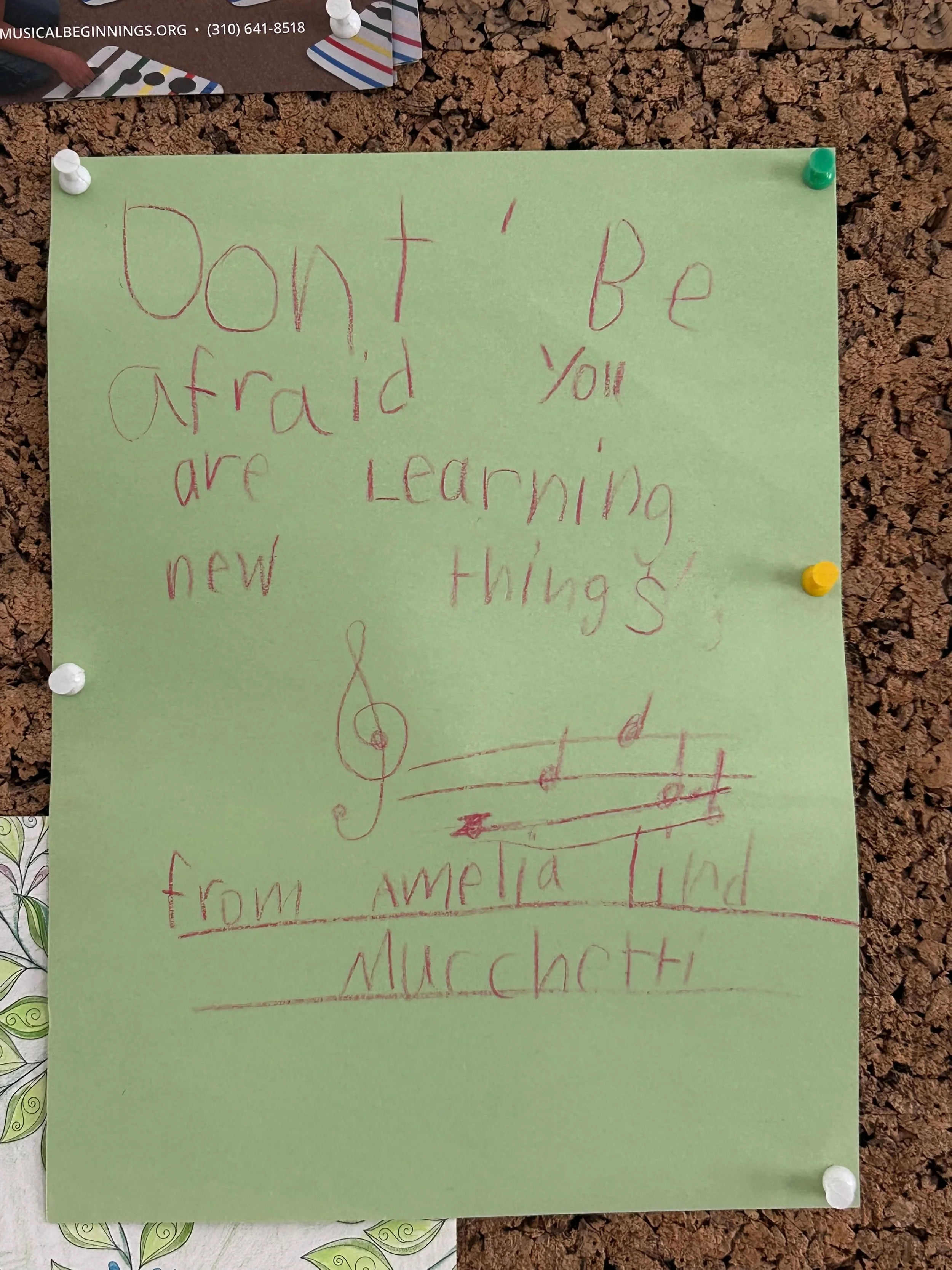 &ldquo;Don&rsquo;t be afraid, you&rsquo;re learning new things.&rdquo; 💕 

Thanks for the reminder, Amelia! At Musical Beginnings, we encourage everyone to expand their horizons! 

To learn more, visit MusicalBeginnings.org 🎶