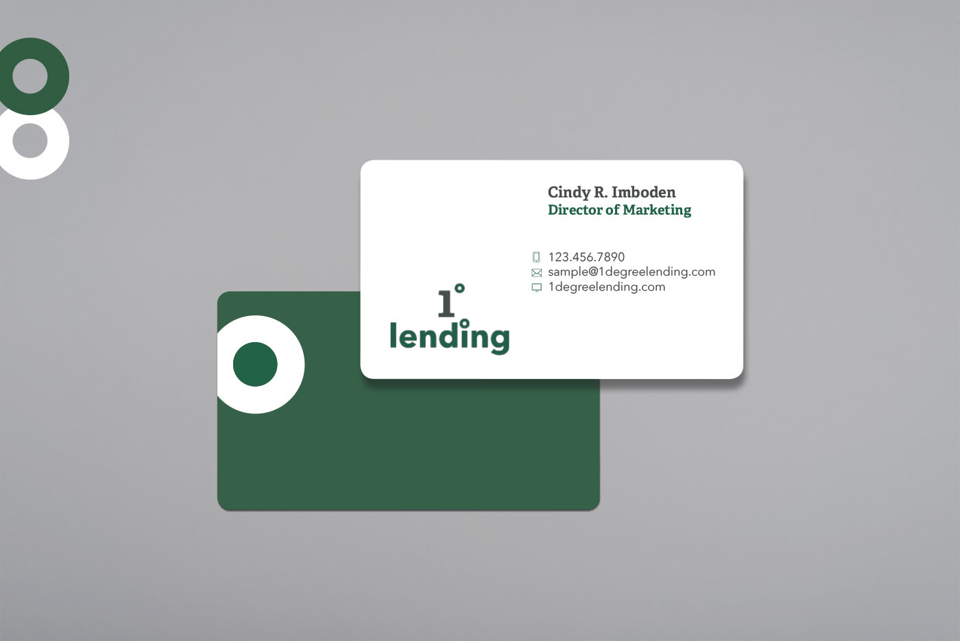 Graphic Design For Financial Business Card 