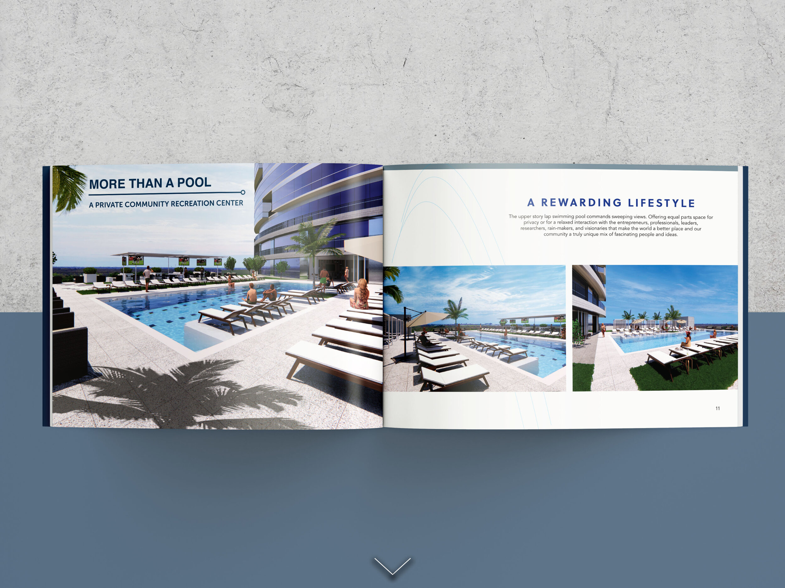 Sales Brochure - Layout of Images and Text