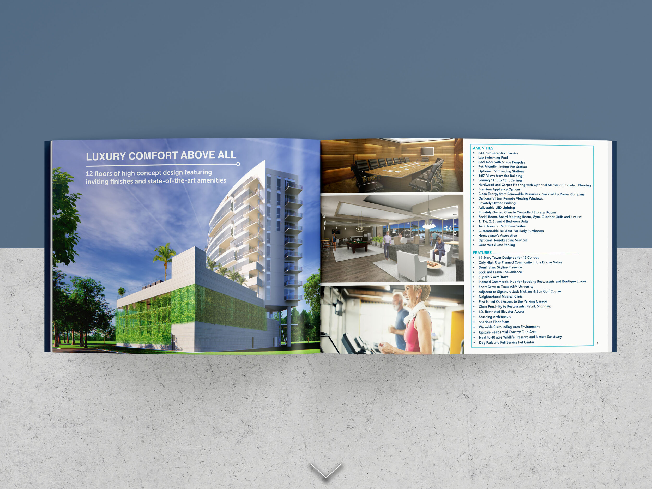 High Rise Apartments Sales Brochure - Images and Layout