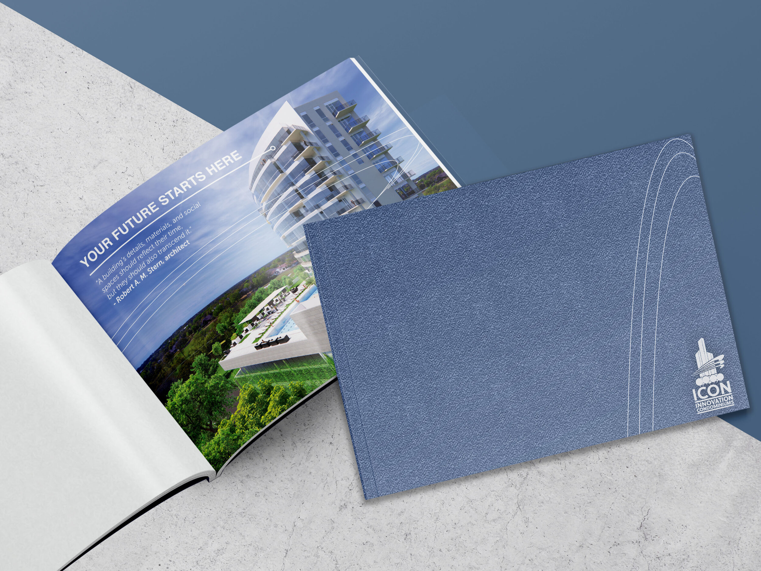 Apartment Brochure - Cover Style and Logo