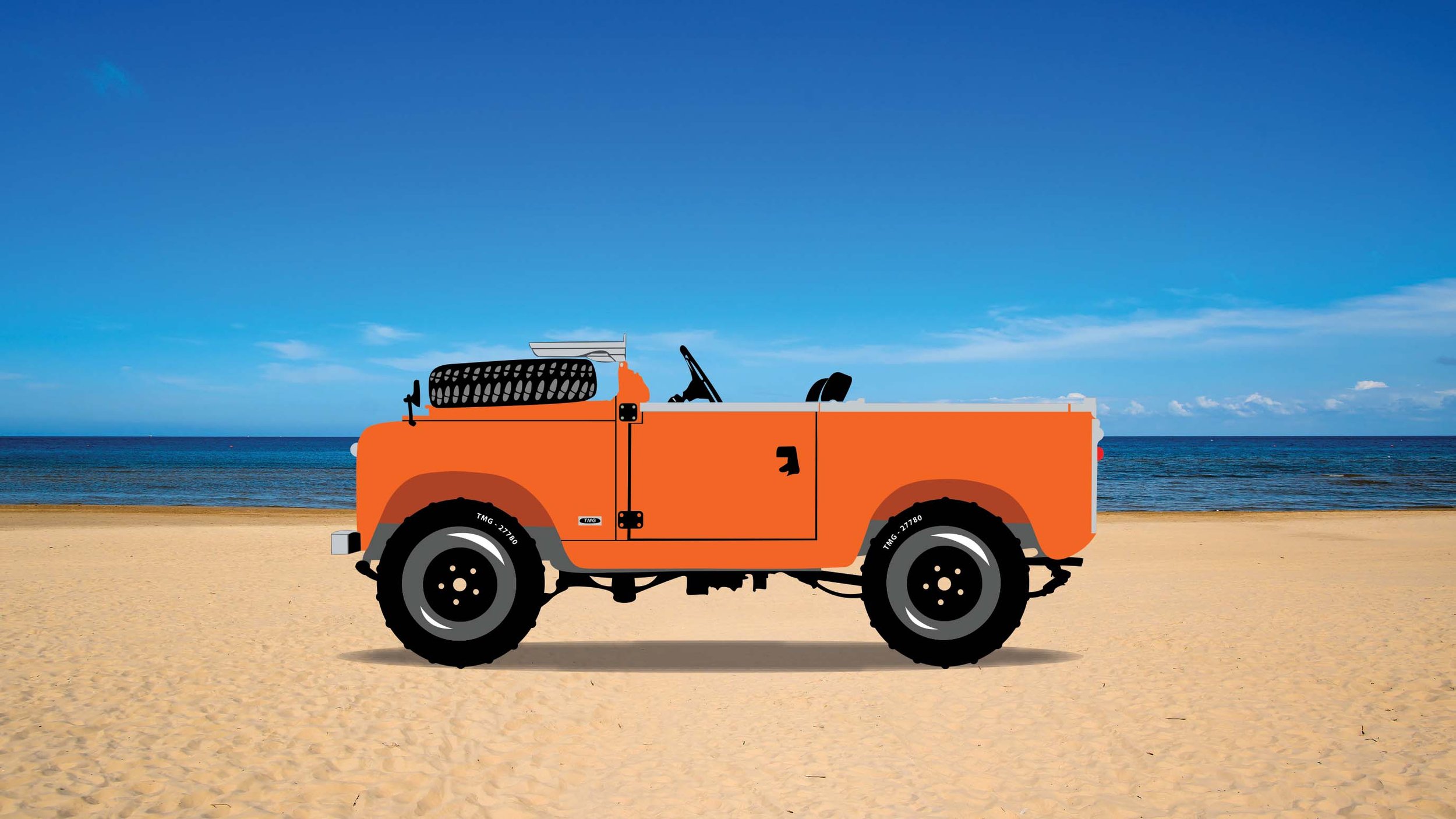 TMG - 27780 - Orange Land Rover Beach Portrait - Challenge Orange.jpg