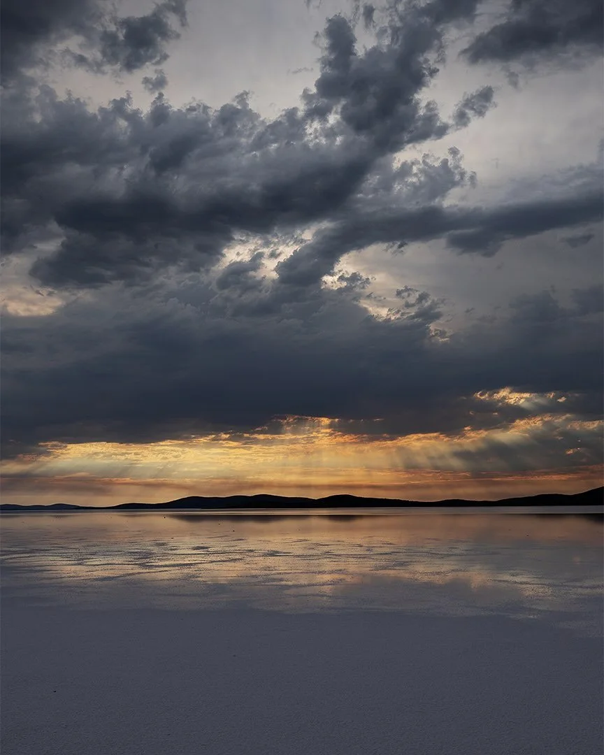 Sunset over the salt
Scroll to see full image

#landscapephotography 
#sunset 
#mindfulphotography