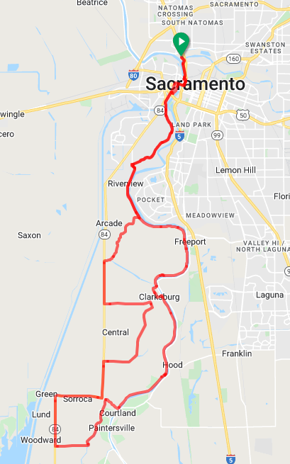 Metric Century (63 miles) - 550 ft climbing (Copy)