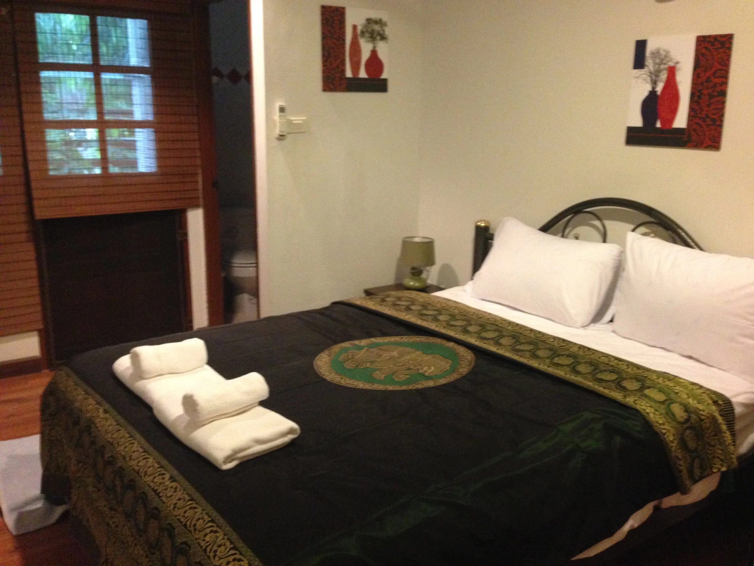 Each villa has four ensuite bedrooms and participants may choose either the larger suite or standard smaller room.