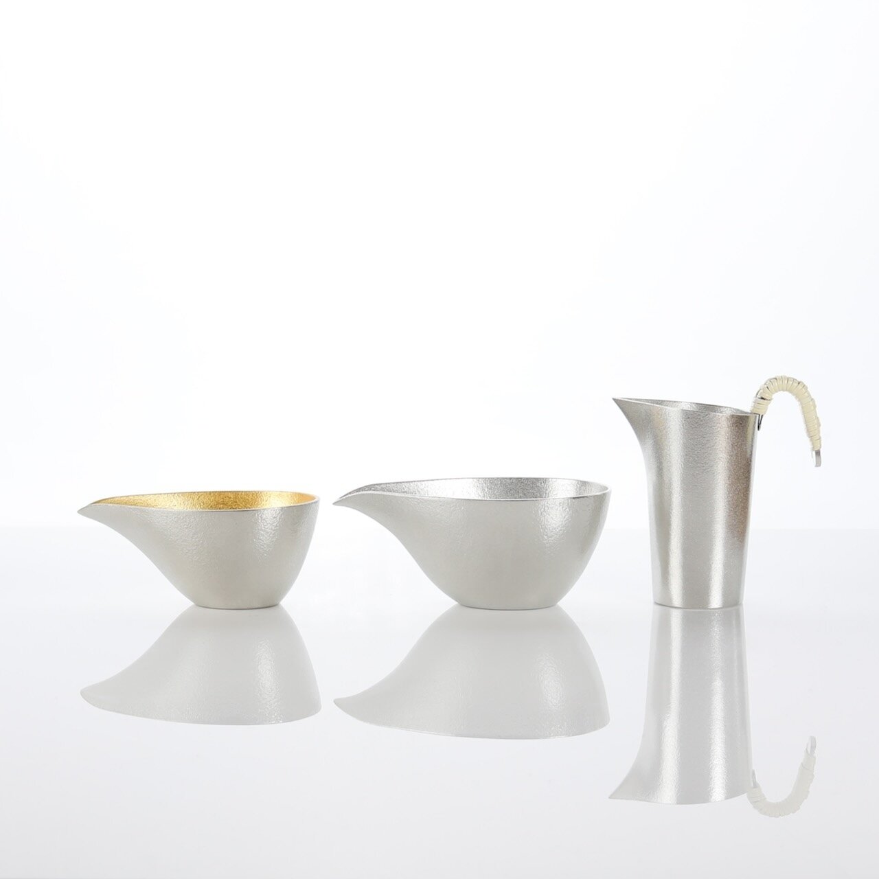 NEW NOUSAKU HAS ARRIVED!!⁠
&bull;⁠
&bull;⁠
The famous Japanese producer of some of the finest Tin sakeware is back in stock. ⁠
&bull;⁠
These cups and carafes are not only beautiful but also malleable and strong. A wonderful addition to any table; the