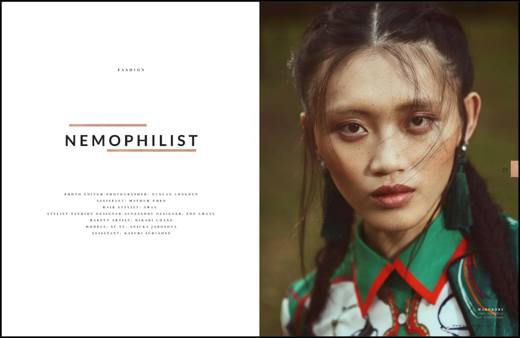 Nemophilist for Elegant Magazine