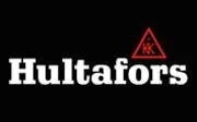 Hultafors logo on black background