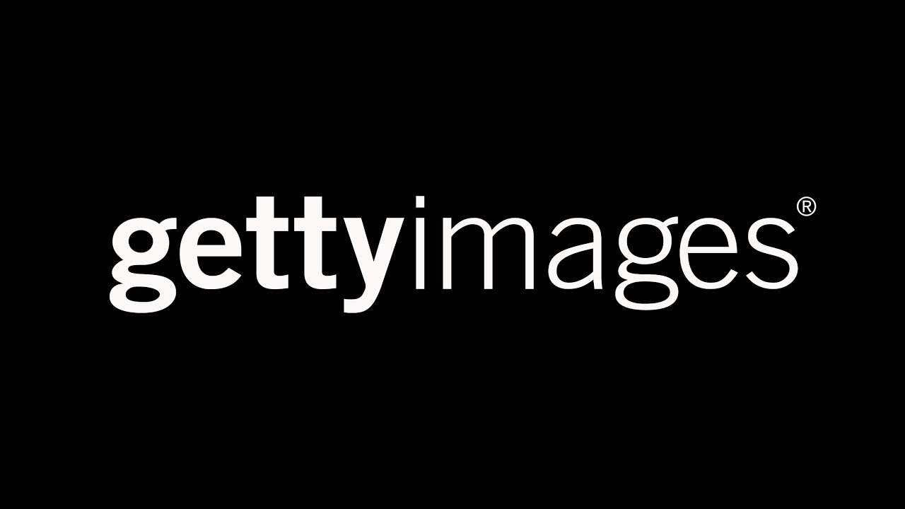 Getty Images logo on a black background