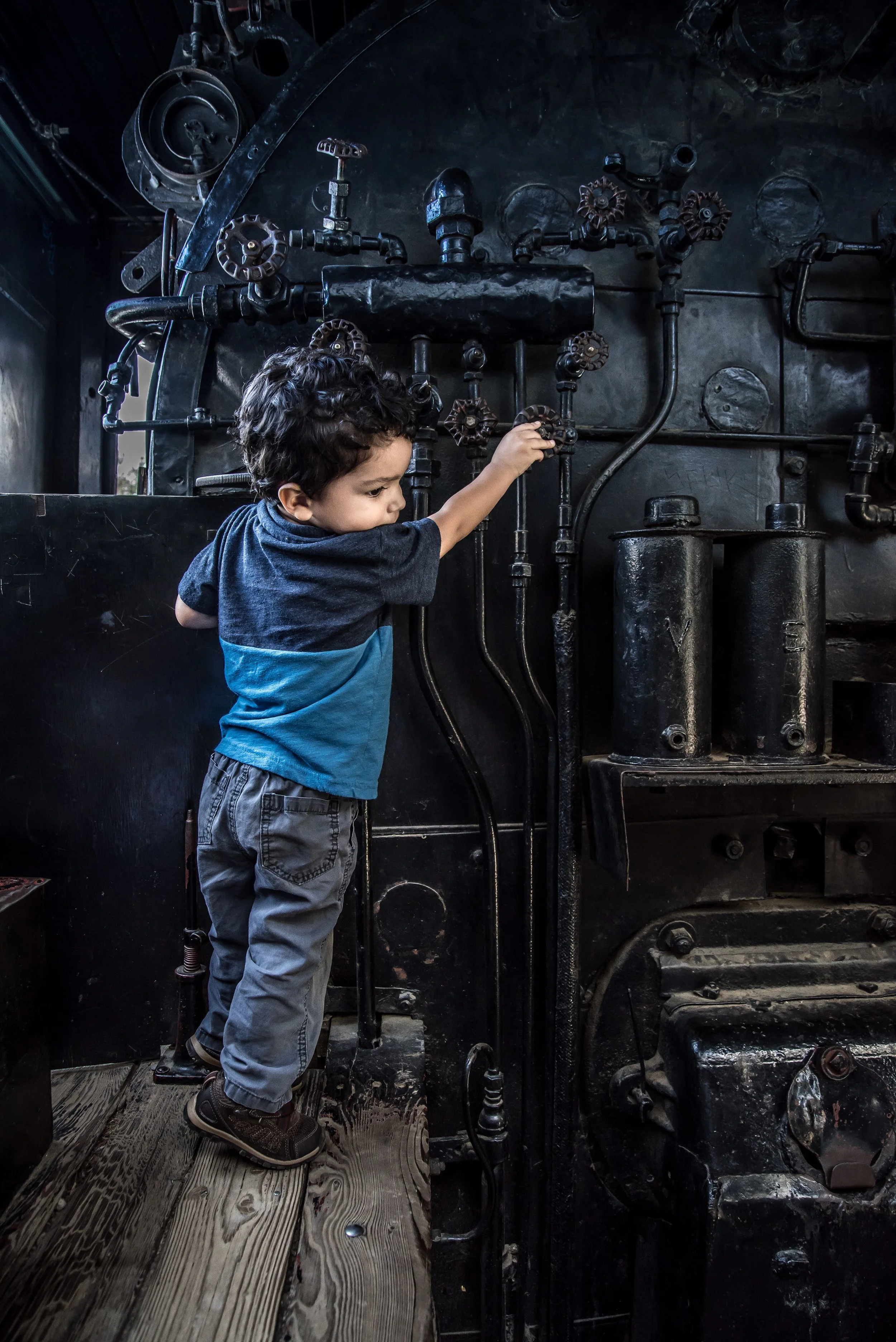 8. The Engineer. &nbsp;It's a tie between this image and the one of Ben dressed up as a Firefighter. The two images are very similar in composition but the environment in this image,&nbsp;and the textures brought out with the post processing,&nbsp;m…