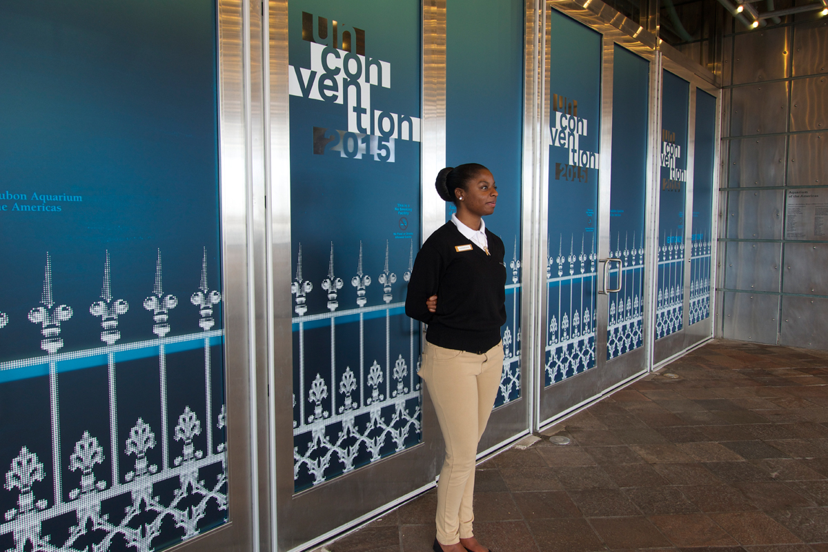 AUDOBON AQUARIUM ENTRANCE GRAPHICS