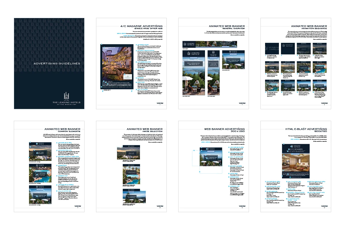 LEADING HOTELS OF THE WORLD - ADVERTISING STYLE GUIDE