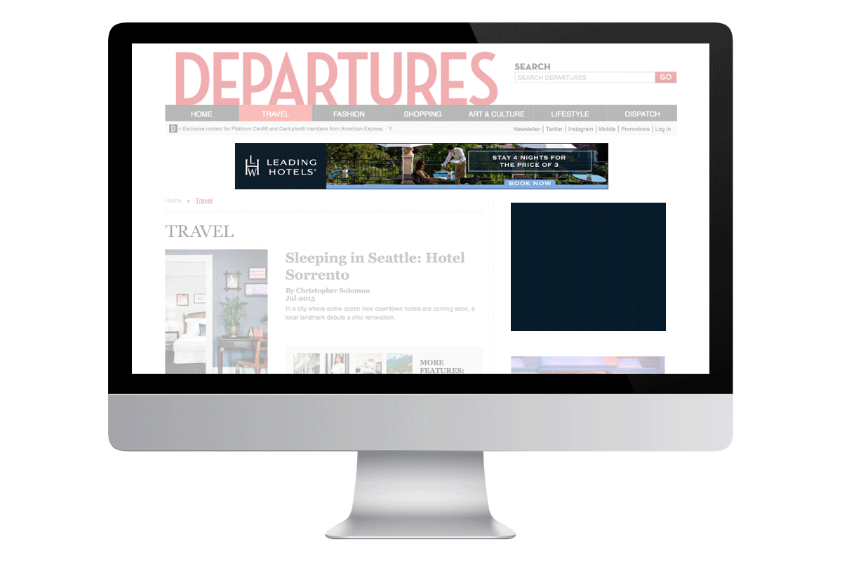 LEADING HOTELS OF THE WORLD - WEB BANNERS