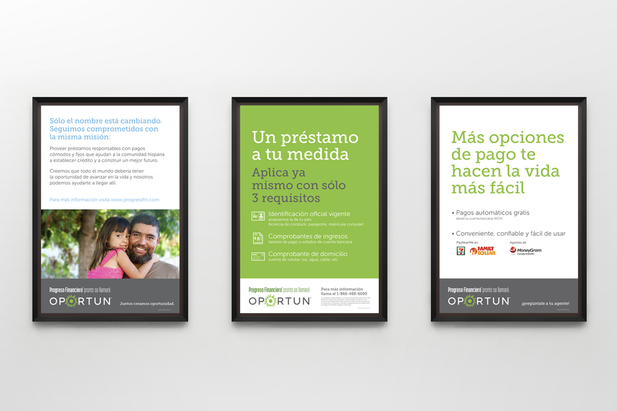 OPORTUN - IN-STORE POSTERS