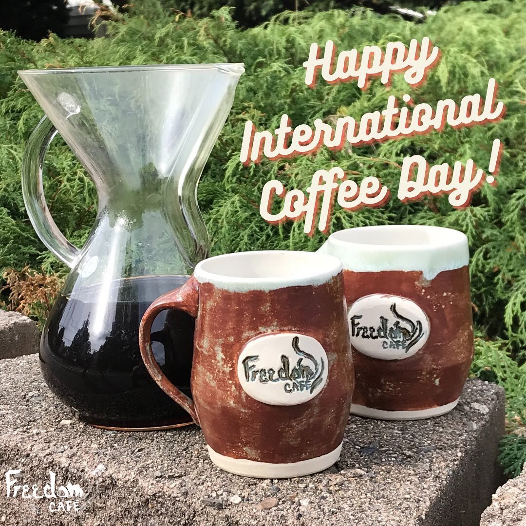 Tuesday 9/29 is International Coffee Day and to celebrate we are offering a Buy One Get One FREE deal for hot pourover coffees for the entire day!!! Come try our Single Origin of the Month roasted by @flightcoffeeco or the classic Freedom Blend roast