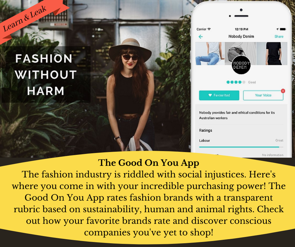 Conscious Consumer Tools: Good On You