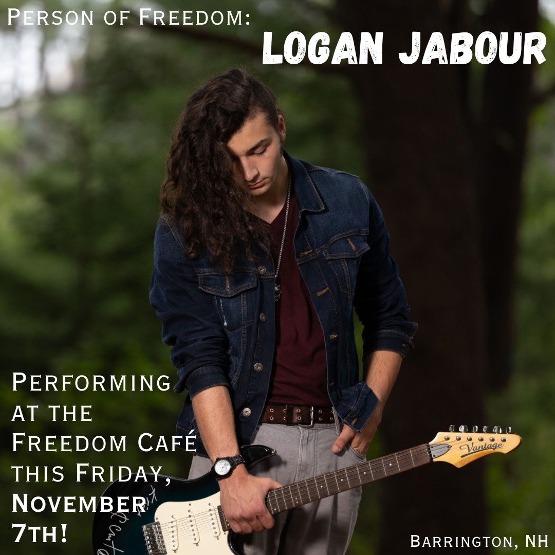 Person of Freedom: Logan Jabour

Logan is one of our regular performers and volunteers at PFF. Don't forget to check out Kuckt&uuml;s Acoustic Show this Friday, November 7th at 7pm!

Tickets are $10, flyer featured on last slide.

#peopleoffreedom #e
