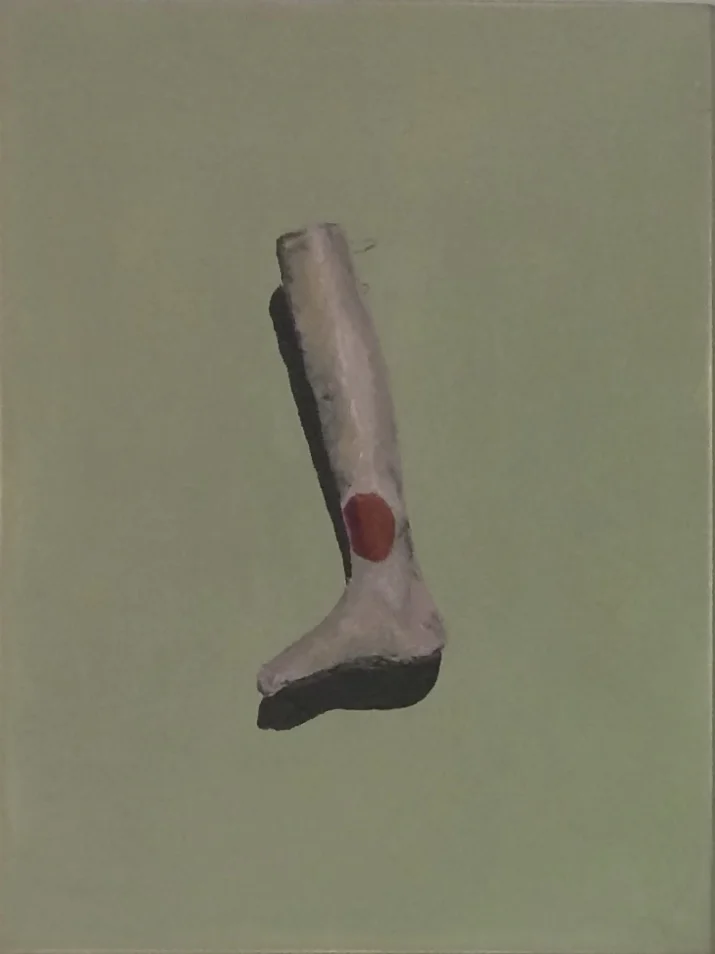 Oil on gessobord, 20.2cm x 15cm, 2017. Private collection, Australia © Clare French 2019