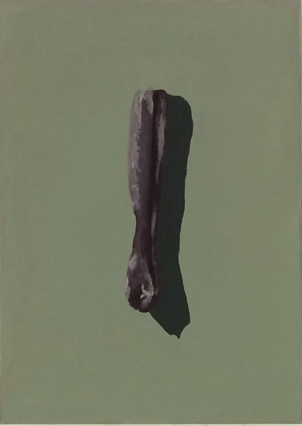 Oil on gessobord, 17.5cm x 12.7cm, 2017. Private collection, Australia © Clare French 2019