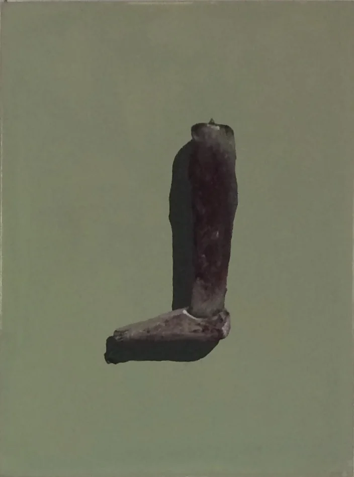 Oil on gessobord, 20.2cm x 15cm, 2017. Private collection, Australia © Clare French 2019