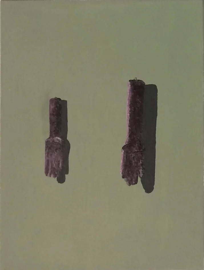 Oil on gessobord, 20.2cm x 15cm, 2017. Private collection, Australia © Clare French 2019