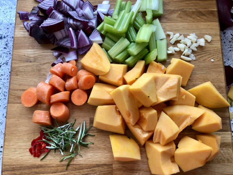 ingredient prepped for red lentil and squash soup with rosemary.jpeg