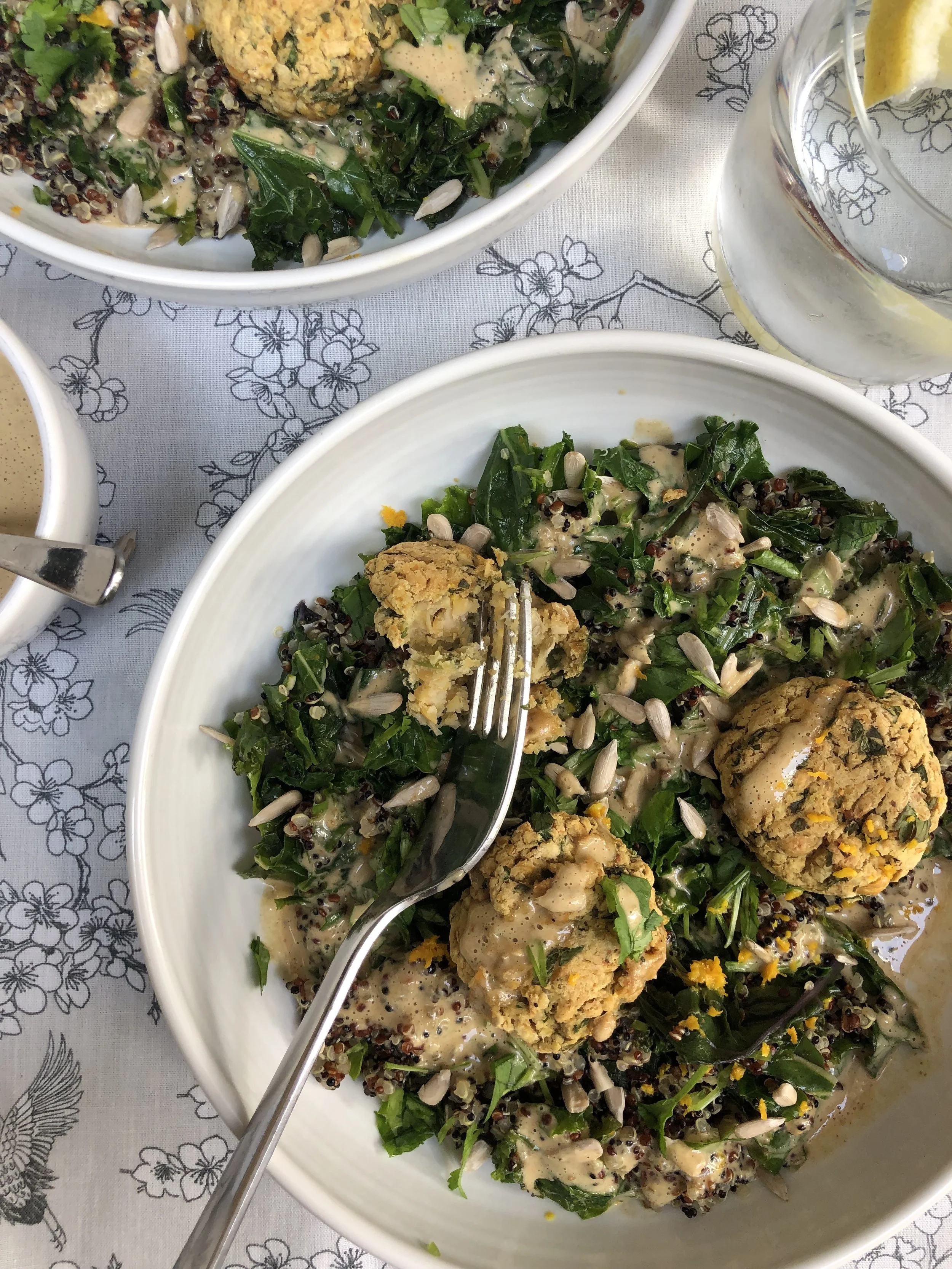 Falafels Kale and Quinoa with Tahini Dressing.jpg