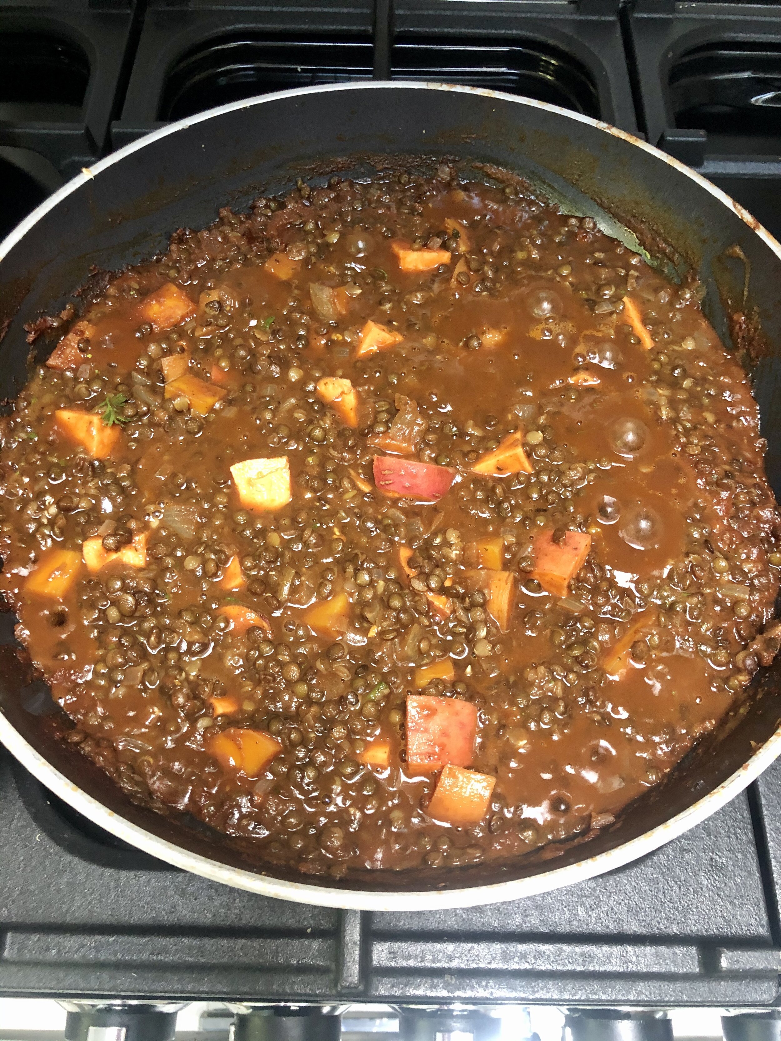 Curry cooking - smells so good!