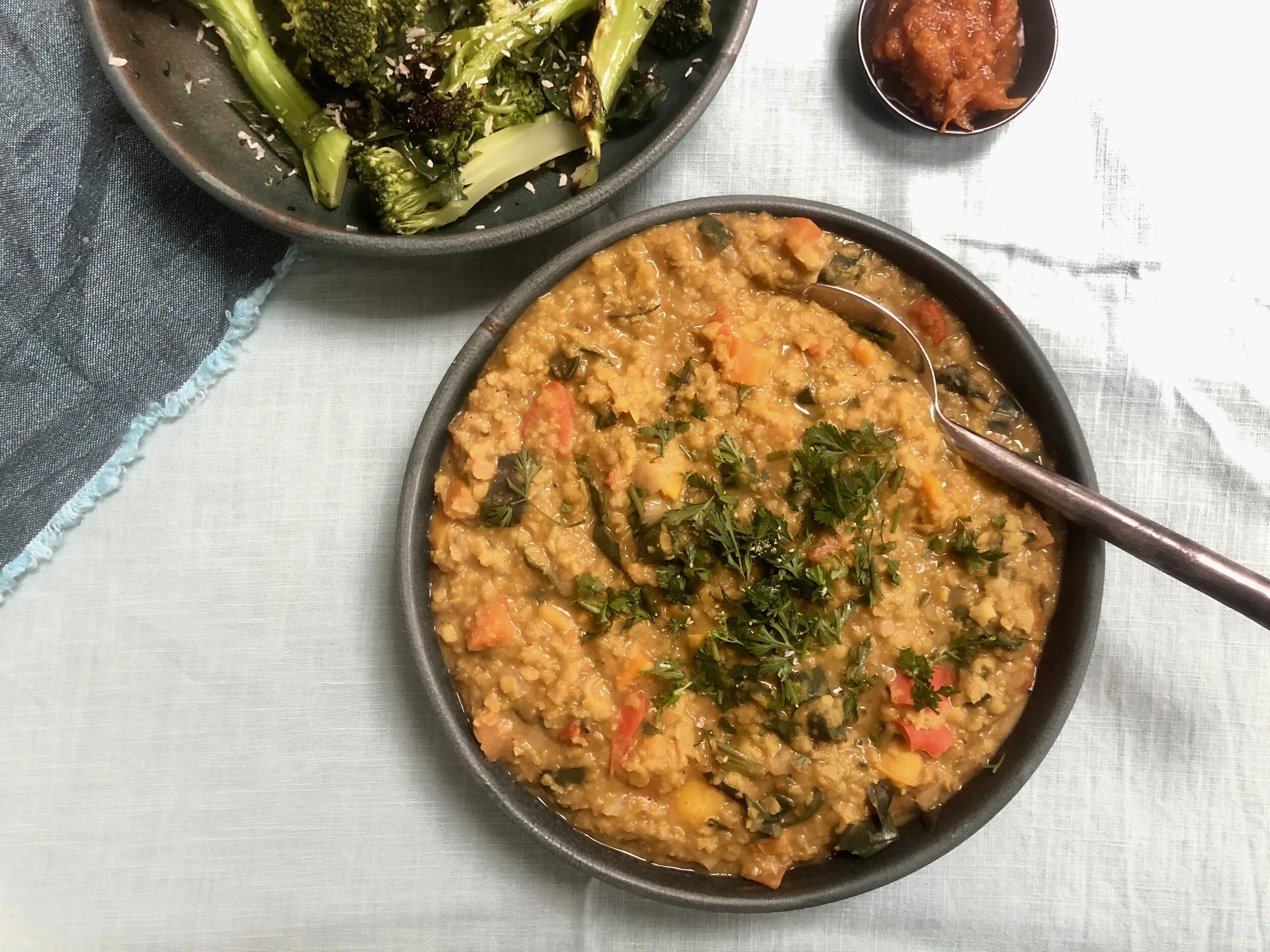 Red Lentil and Vegetable Dahl
