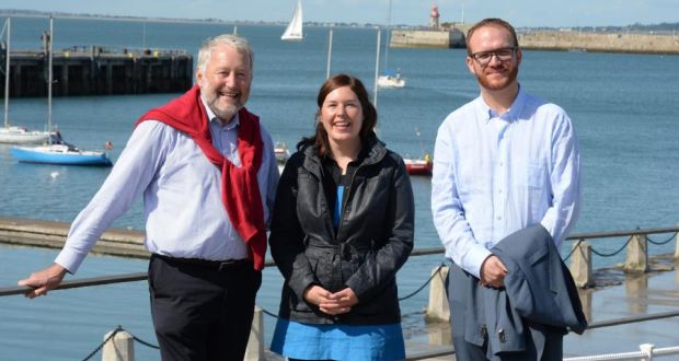 Founding members of Dún Laoghaire Rathdown (DLR) Nature for Health group, Diarmuid McAree, forest consultant, Shirley Gleeson, social worker, and Donal O’Keeffe, research psychologist