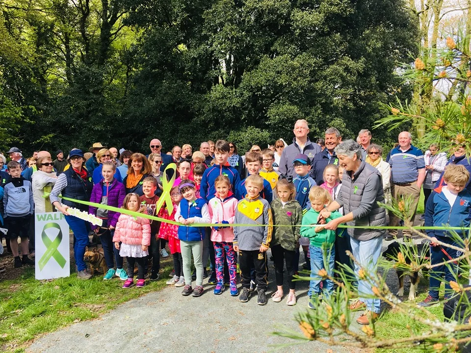 ECOWELLNESS CONSULTING LTD LEAD A NATURE THERAPY WALK FOR THE GREEN RIBBON MENTAL HEALTH AWARENESS WEEK WITH COILLTE & MENTAL HEALTH IRELAND