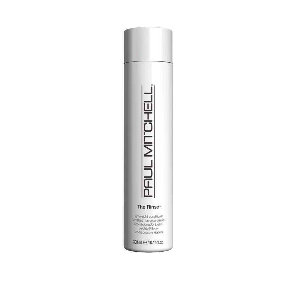 the rinse - a light washout conditioner, ideal on fine hair, leaves hair manageable & easy to style