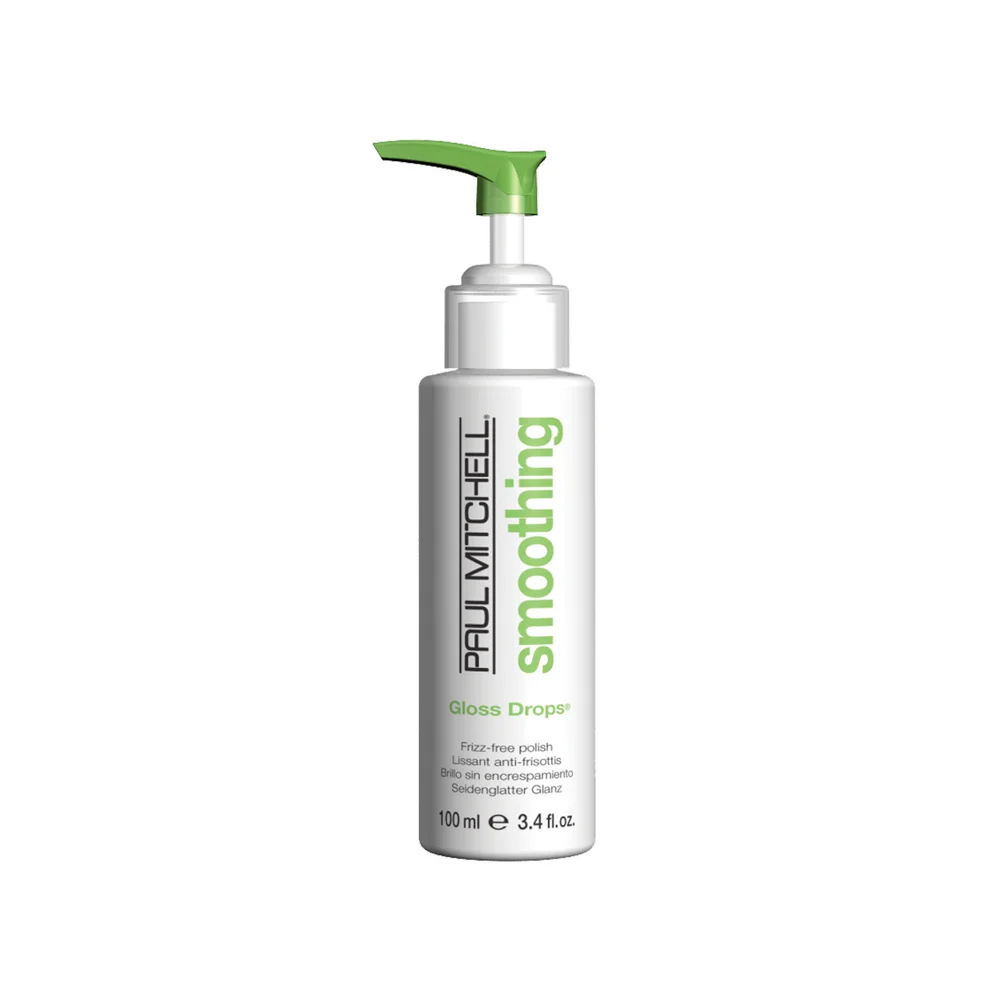 gloss drops - an antifrizz serum that can be used on either damp or dry hair to give a smooth finish