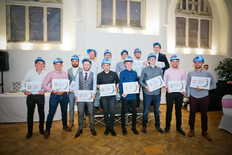That's me! Second one in from the far left (wearing the pink shirt) Best Young Tradesperson 2017