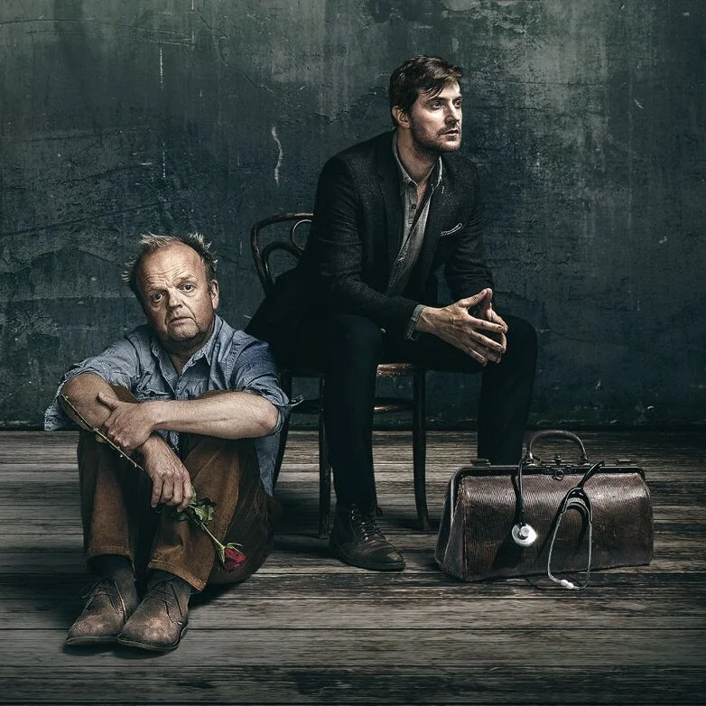 Conor McPherson’s new adaptation of Anton Chekov’s Uncle Vanya , directed by Ian Rickson and starring Toby Jones and Richard Armitage. Photo by Seamus Ryan.