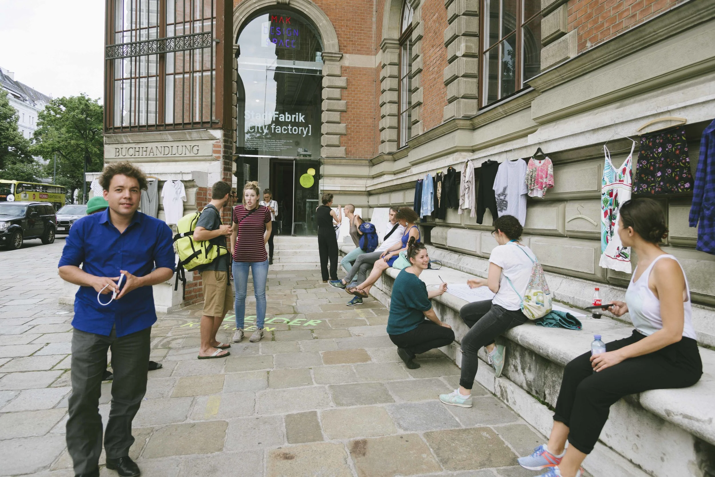 The location of our pop-up at the MAK.