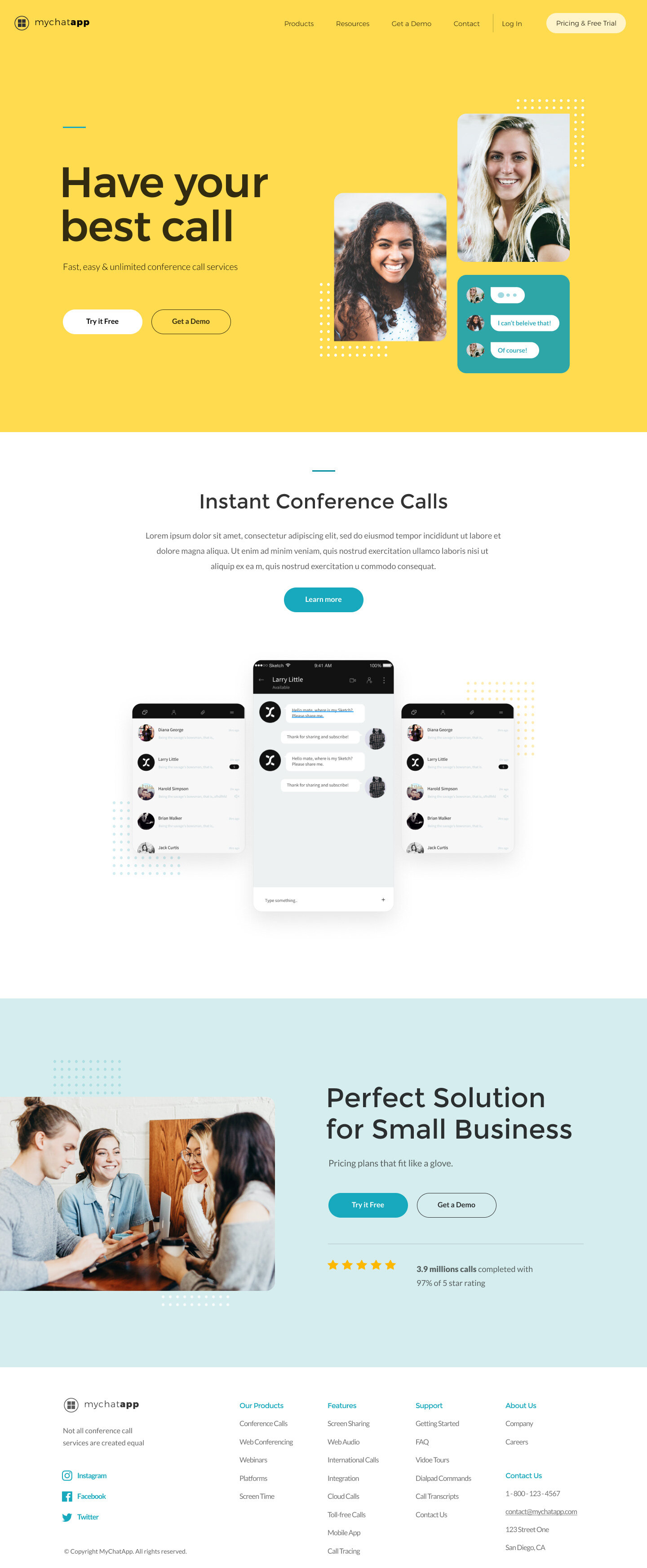 Website Design ChatApp