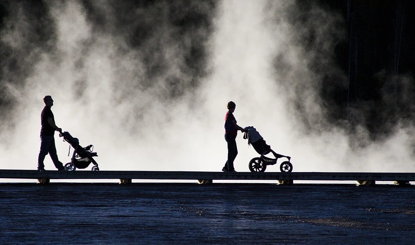 Strolling at Grand Prismatic