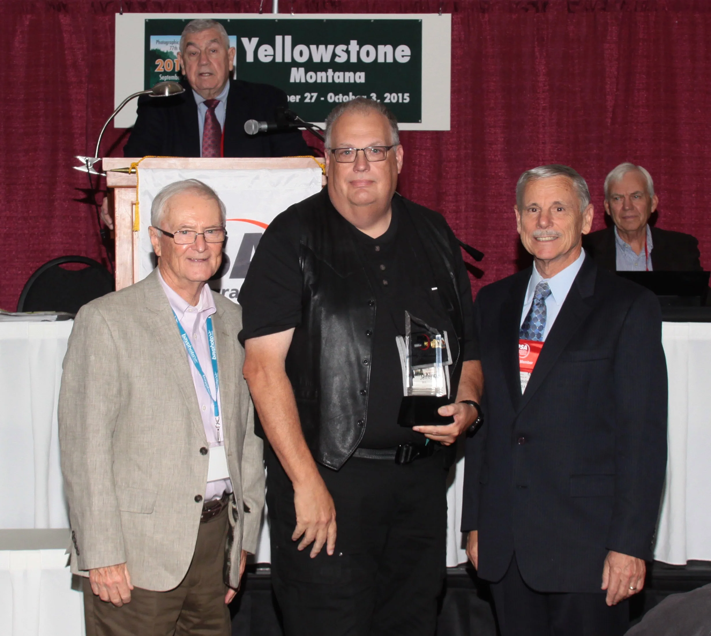 Jeff recieving the Early Achievement Award