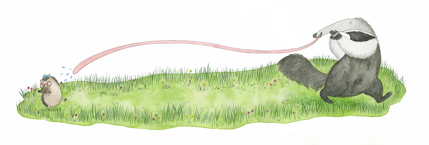 Interior illustration for "Before I Leave"