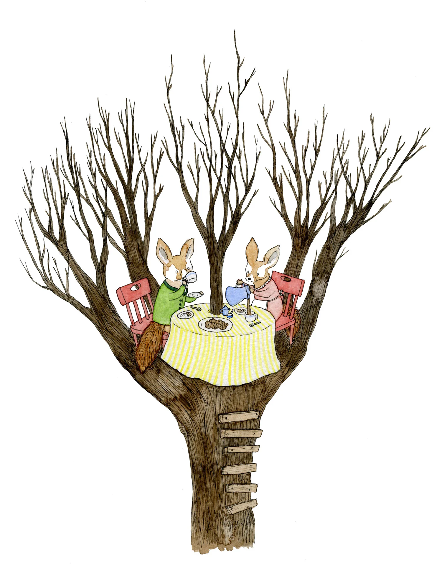 Tree tea party