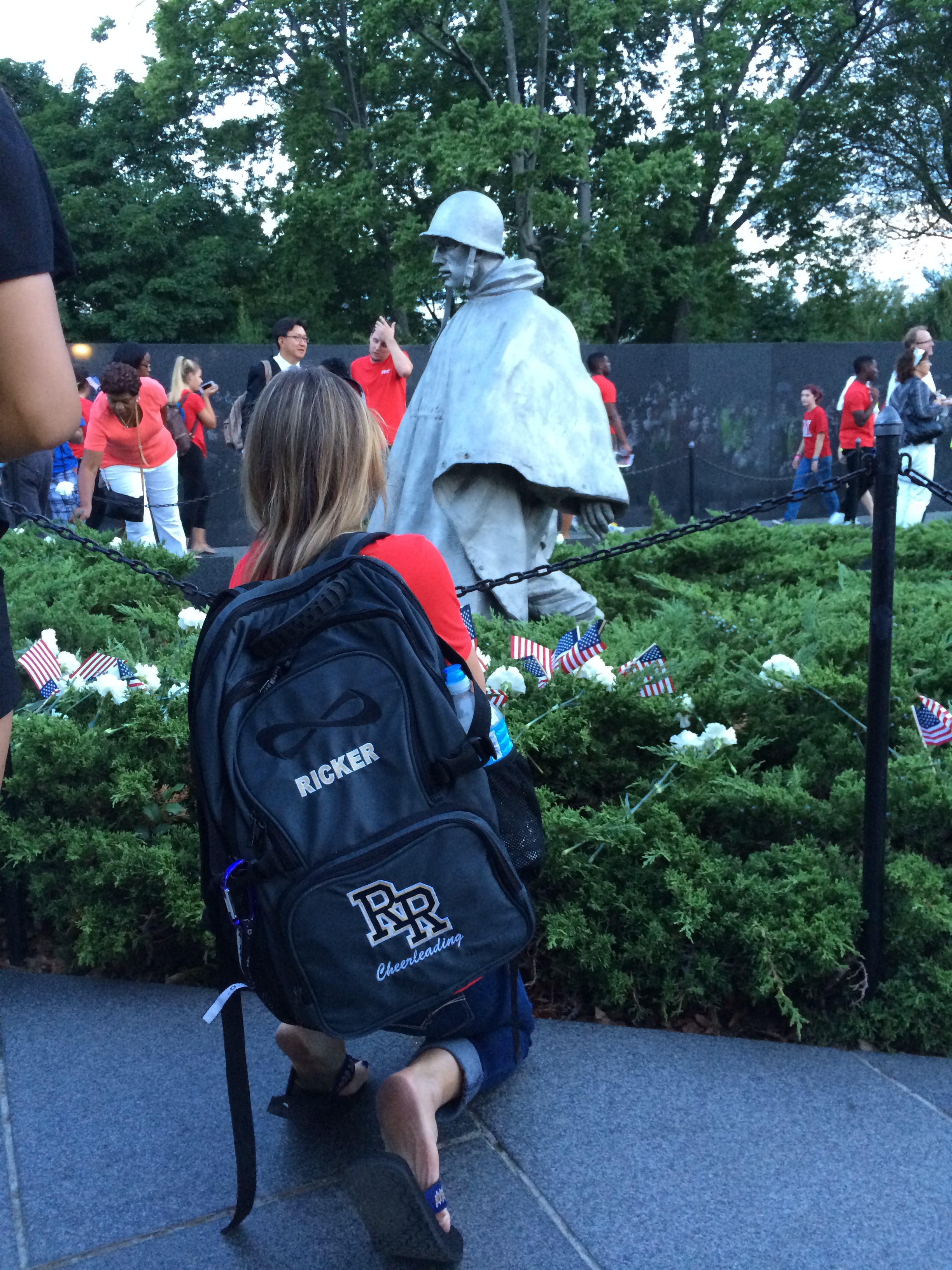 Educator, Kathryn Ricker, honoring veterans at the 2014 Conference.